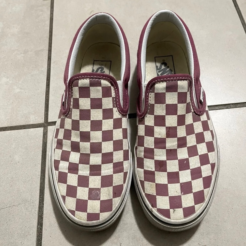 Vans Checkered Slip On - Size 7 Womens